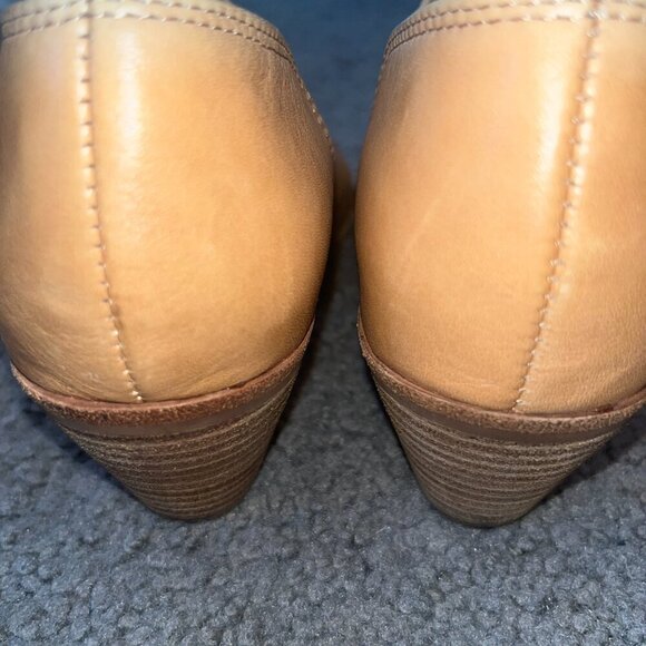 MADEWELL THE GLORIA LEATHER SHOE BOOT BOOTIE IN DESERT CAMEL - EUC - SIZE 7 - Picture 5 of 10